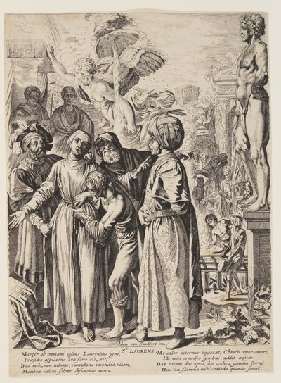 استشهاد القديس لورانس بواسطة بيتر كلايس. ساوثمان