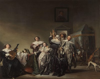 شركة غالانت كافالييرز والسيدات بواسطة Pieter Codde