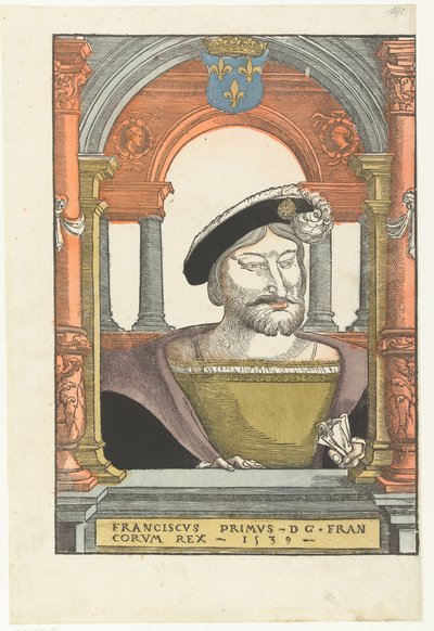 صورة فرانسيس الأول 1494-1547 ، ملك فرنسا ، دوق بريتاني ، كونت بروفانس ، 1539 بواسطة بيتر كويك فان إيلست