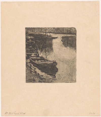 راسية قوارب التجديف بواسطة بيتر دوبونت