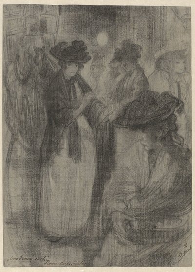 فتيات الزهور في لندن بواسطة Pieter Dupont