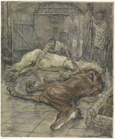 ذبح حصانين بواسطة Pieter Dupont