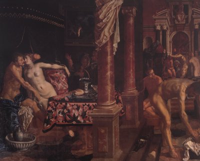 حمام بواسطة Pieter Isaacsz