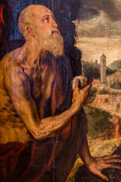 القديس جيروم التائب بواسطة بيتر جانز. بوربوس