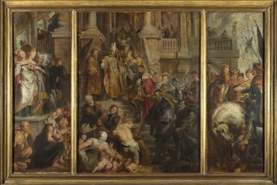 Sketch for High Altarpiece ، سانت بافو ، جنت ، 1612 بواسطة بيتر بول روبنز