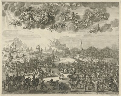رحيل تشارلز الثاني من Scheveningen إلى إنجلترا عام 1660 بواسطة Adriaen Pietersz van de Venne
