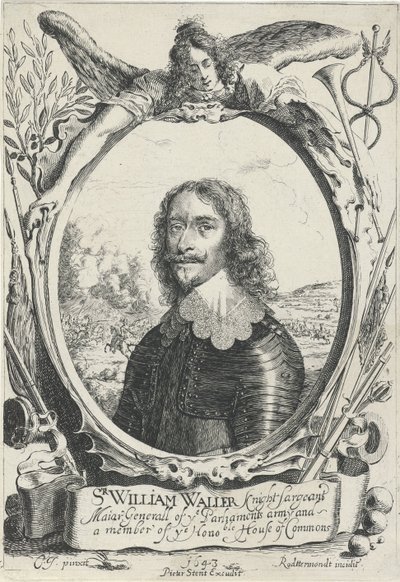 Portret van Sir William Waller بواسطة بيتر روترموندت
