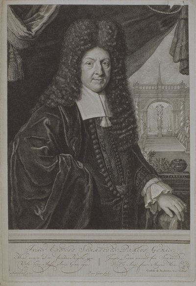 جان إرنست شميدين (1626-1707) 1707 بواسطة بيتر ستيفنز فان جونست