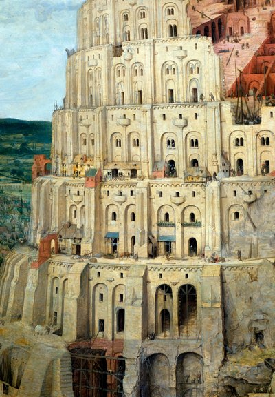 The Tower of Babel بواسطة بيتر بروغل الأكبر