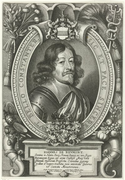 Portret van Johann von Reumont صانعو السلام في العالم المسيحي (عنوان المسلسل) بواسطة ستاتين فان هولاند