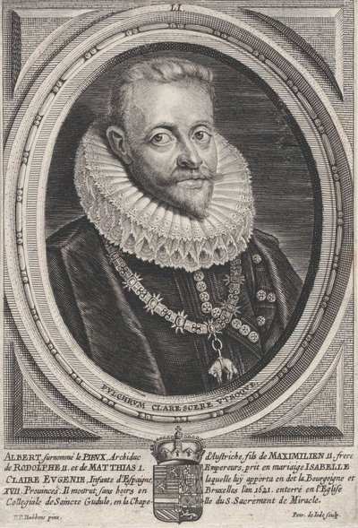 صورة ألبرت السابع ، أرشيدوق النمسا ، كاليفورنيا. 1650. بواسطة بيتر دي جود الثاني
