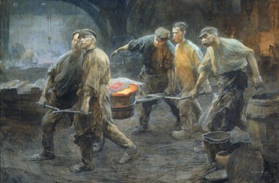 داخل مسبك حديد بواسطة Pieter de Josselin