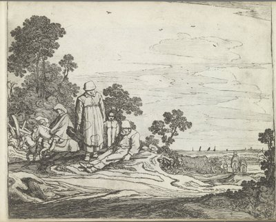 المناظر الطبيعية مع الفرسان المناظر الطبيعية بالأشكال (عنوان المسلسل) مرآة الطبيعة ومدرسة الرسم (...] (عنوان المسلسل) بواسطة جان ستيفن فان إسفيلدت هولتروب