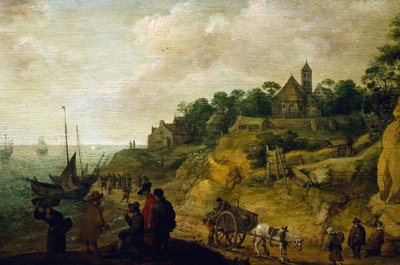 منظر هولندي ، منسوب إلى بيتر دي نين (1597-1639). بواسطة بيتر دي نين
