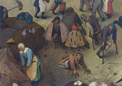 Fight between Carnival and Lent بواسطة بيتر بروغل الأكبر