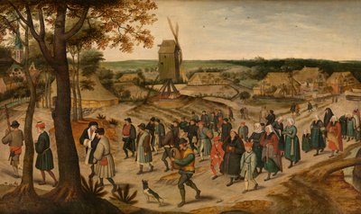 موكب الزفاف بواسطة بيتر الأصغر Bruegel