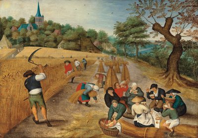 الصيف: الحصادون ، 1623 بواسطة Pieter Brueghel the Younger