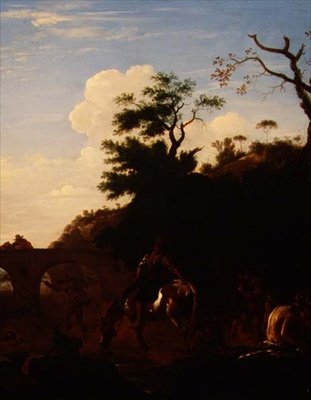 حوض الاستحمام ، حوالي عام 1636 (زيت على قماش) بواسطة بيتر فان لار