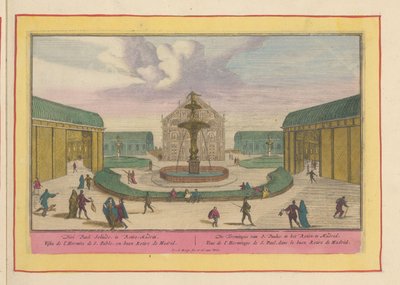كنيسة Paul the Hermit في حدائق Palacio del Buen Retiro في مدريد. فخامة القديس بولس ، في ريتيرو ؛ في مدريد (العنوان على الكائن) Theatrum Hispaniae (...) (عنوان السلسلة) بواسطة بيتر فان دن بيرج
