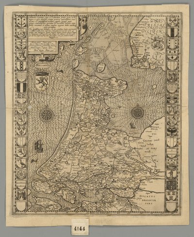 1596 هولندا كوميتاتوس كاريوس 1596 بواسطة بيتر فان دن كيري