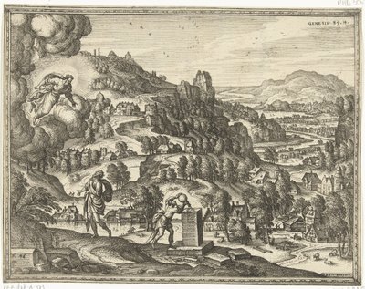 يبارك الله يعقوب ويدعوه إسرائيل صور ومشاهد من الكتاب المقدس (عنوان المسلسل) بواسطة بيتر فان دير بورشت (الأول)
