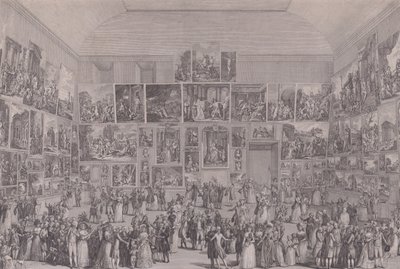 - معرض بصالون اللوفر 1787. بواسطة بيترو أنطونيو مارتيني