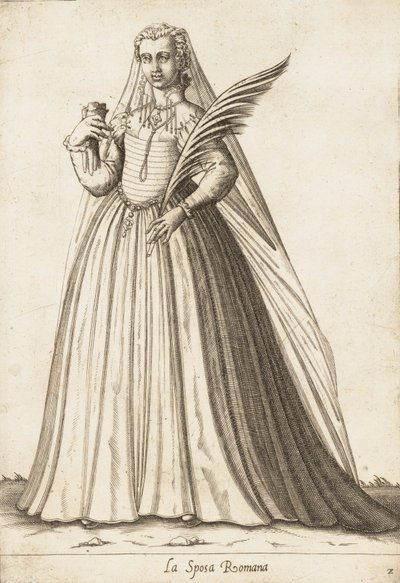 العروس الرومانية ، كاليفورنيا. 1580. بواسطة بيترو برتيللي.