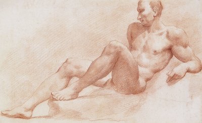 عاري مستلق ، بواسطة Pietro Dandini
