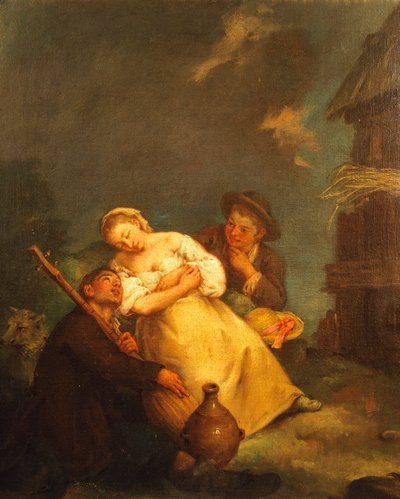 مشهد الفلاحين ، بقلم بيترو لونجي (1701-1785) بواسطة بيترو لونغي