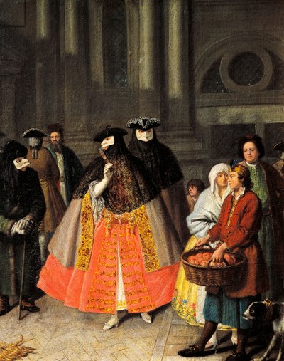 محادثات بين أقنعة Baute ، بقلم بيترو لونجي (1701-1785) بواسطة بيترو لونغي