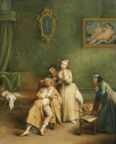 دغدغة ، ج. 1755 بواسطة بيترو لونغي