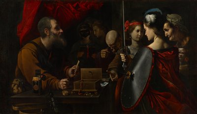 أخيل بين بنات ليكوديس بواسطة بيترو باوليني