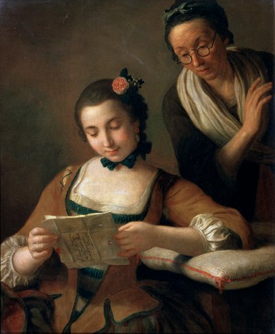 "القراءة" ، 1727-1760 بواسطة بيترو انطونيو روتاري