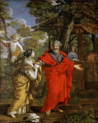 عودة هاجر - بيترو دا كورتونا (1596-1669). زيت على قماش ، حوالي 1637. الأبعاد: 124 × 99.5 سم. متحف تاريخ الفن ، فيين بواسطة بيترو دا كورتونا
