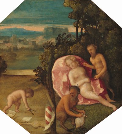 أليغوري، حوالي 1515-1525 (لوحة زيتية على لوحة) بواسطة بيترو ديجلي إنجاناتي