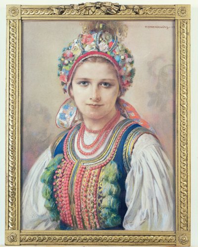 كراكويان برايد ، 1917 (باستيل على ورق مقوى) بواسطة بيوتر ستاتشيفيتش