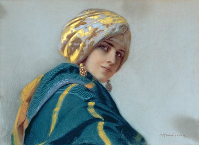 فتاة في شال ، ص 1920 بواسطة بيوتر ستاتشيفيتش