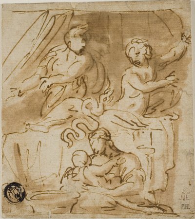ولادة الإسكندر بواسطة Polidoro da Caravaggio