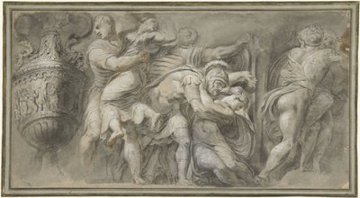 سطو سابين قبل الزواج بواسطة Polidoro da Caravaggio