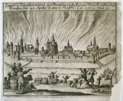 أسطورة نيران الاثنين ، 1672 بواسطة المدرسة البولندية