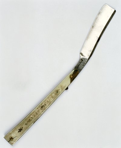 الأمير جوزيف بونياتوفسكيس (1763-1813) ماكينة حلاقة مقطوعة (حديد وعظم) بواسطة المدرسة البولندية