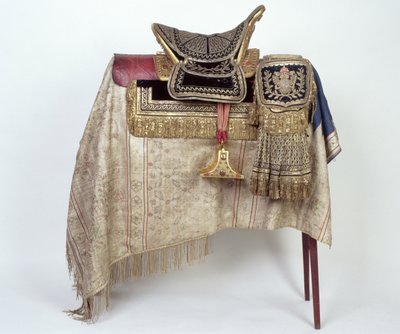 سرج آدم كازيميرز تشارتوريسكي (1734-1823) قائد الحرس الجاليكي ، 1782-83 (خشب ، جلد ، مخمل بالفضة والذهب) بواسطة المدرسة البولندية
