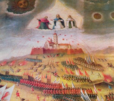 الحصار السويدي لدير Jasna Gora عام 1655 بواسطة المدرسة البولندية