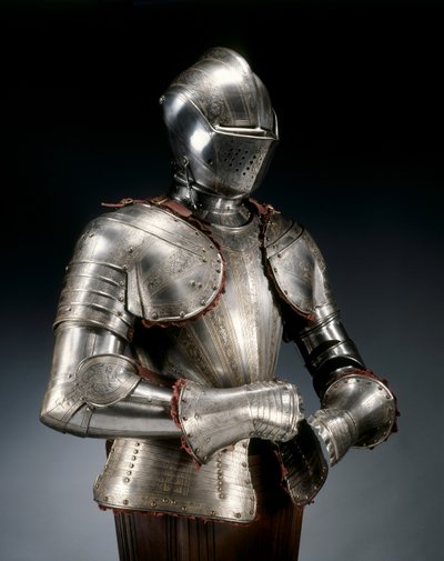 نصف الدروع لبطولة القدم ، c.1590 بواسطة بومبيو ديلا سيسا