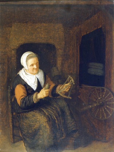 امرأة تطير. اللوحة بواسطة دي بوب بواسطة البابا دي