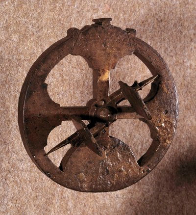 الإسطرلاب ، وهو أداة قياس فلكية يستخدمها الملاحون. صنع في البرتغال. 1648. بواسطة المدرسة البرتغالية