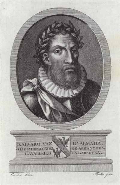 Dom Alvaro vaz DAlmada بواسطة المدرسة البرتغالية
