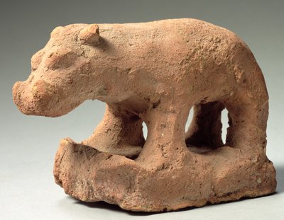 فرس النهر ، الألفية الرابعة ق.م. (الطين المحروق) بواسطة Predynastic Period Egyptian