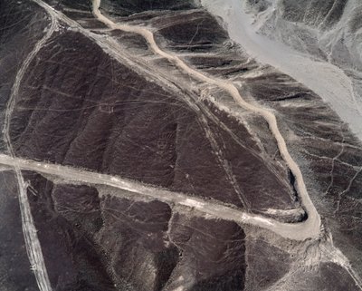 منظر جوي لخطوط نازكا (تصوير بواسطة عصور ما قبل التاريخ