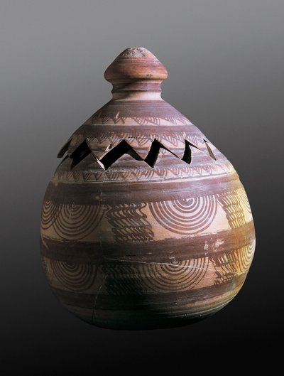 عصور ما قبل التاريخ ، الحضارة الأيبيرية: جرة جنائزية لأسنان العصر الحديدي. من جاليرا (غرناطة) بواسطة عصور ما قبل التاريخ